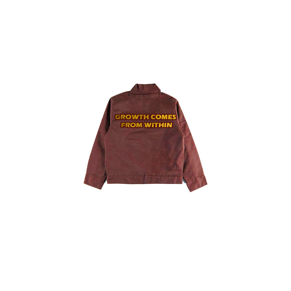 Pop Basel Gallery- Burgundy Jacket. Value